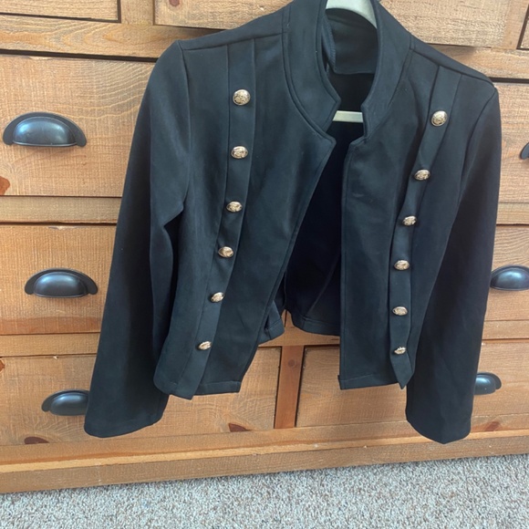 Black Velvet Blazer - Picture 2 of 3